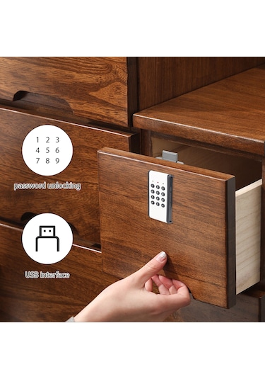 Ximistore9 Akıllı Dokunmatik Şifreli Kilit - Çekmeceler, Dolap Ve Dolaplar İçin 4 Aaa Pil Gerekli