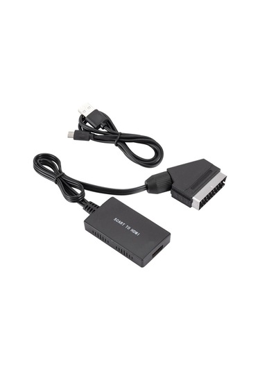 Scart To Hdmi 1080p AV Video Çevirici Dönüştürücü Adaptör