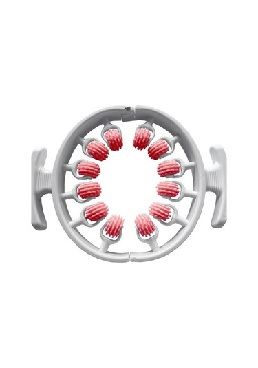 12 Yuvarlak Ev Yoga Bacak Halkası Klips Bacak Silindiri Baldır Masajı Xc86ru Pembe