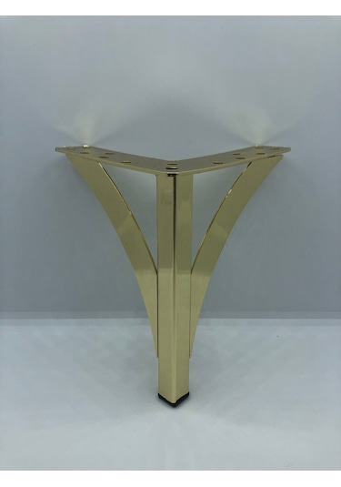 Metal, 15 12 12 Cm Gold, Koltuk,baza Mobilya Ayağı 4 Adet