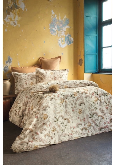 Austin 210 Tc 83 Tel Dijital Pamuk Saten Nevresim Takımı Tek Kişilik