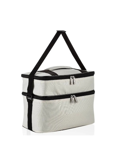 Ns Reliable Kamp Piknik Termal Soğutucu Yalıtımlı Buzluk Termos Çanta - 960 Krem