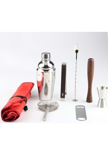 Pazly Bez Çantalı 8 Arada Paslanmaz Şarap Kokteyli Çalkalayıcı 350ml