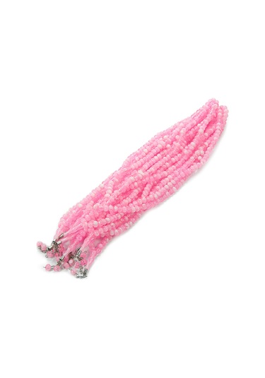 10 Adet 99lu Namaz Tesbihi 10mm Hac Umre Hediyelik - Pembe Pembe