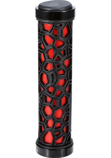 Bisiklet Gidon Tutacakları Kaymaz Kauçuk Gidon Ucu Tutacakları Kırmızı