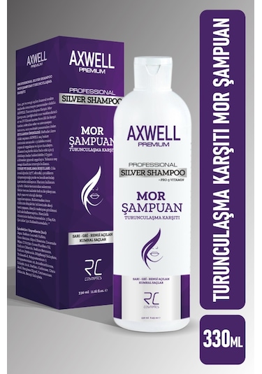 Rc Cosmetic Axwell Premium Professionel Silver Shampoo 330 ML