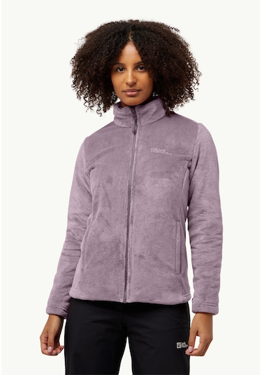 Jack Wolfskin Rotwand 3ın1 Jkt W Kadın Outdoor Mont Midnight Plum