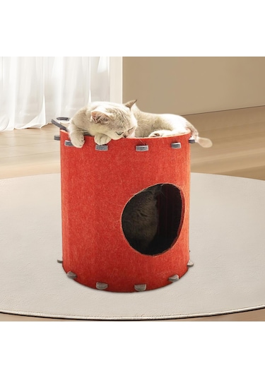 Suntek Kedi Yatağı Mağara Yatak Aşınmaya Dayanıklı Hideout