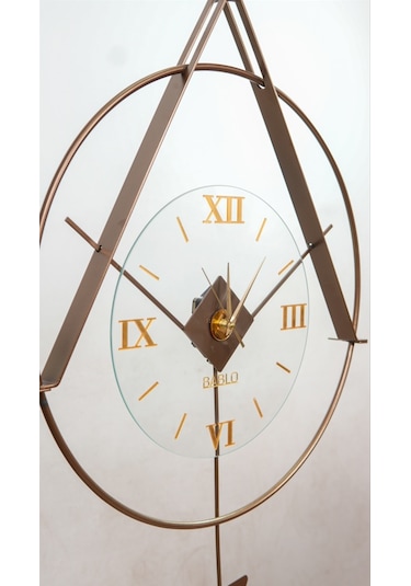 Meridyen Bronz Klasik Bablo Premium Duvar Saatleri