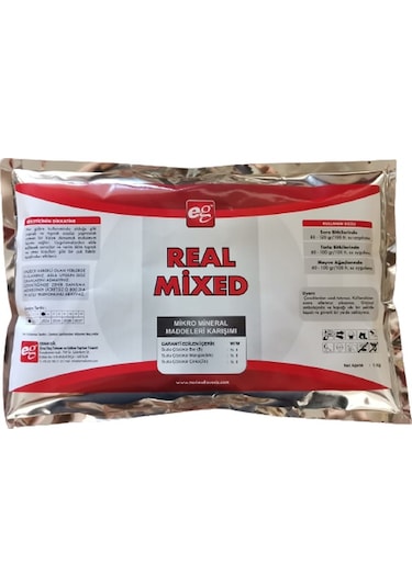 Real Mixed 1KG Mikro Bitki Besin Maddeleri Karışımı Yaprak Kombi