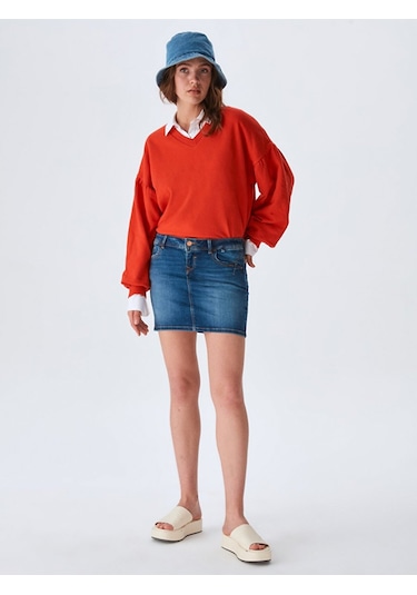 Ltb Adrea Mini Jean Etek 010096030214946 54267 Orta Mavı Mavi