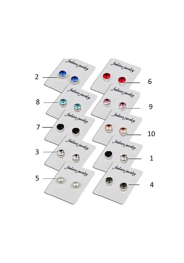 Vkemall Sağlıklı Manyetik Taş Küpe - Vücut Bakımı Ve Şıklık İçin