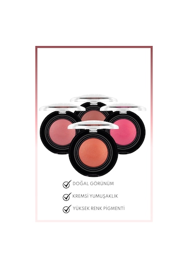 Note Cosmetics Bouncy Blush Yumuşak Kremsi Allık - 03 Coral Bliss 03