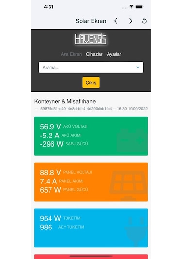 Havensis Minisolar-wifi Modül Rs485 - Uzaktan İzleme Modülü