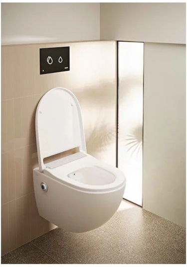 768-1501 VitrA V-care Smart Kumanda Paneli, Siyah 8 Cm Gömme Rezervuarlar İçin Siyah