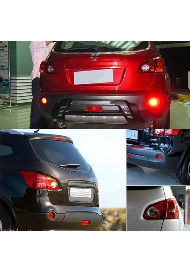 Leasetake Nissan/qashqai İçin Toyota Sienna/corolla Scion İçin Araba Arka Tampon Reflektör Lambası Yuvarlak Fren Durdurma Lambası Kırmızı