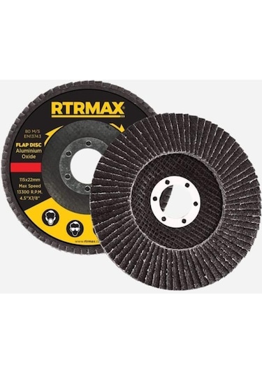 Rtrmax Flap Disk Zımpara 80 x 115 MM