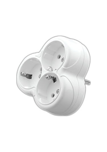 3 Lü Elektrik Prizi Çoklayıcı Golyat Fiş Priz 1 Adet