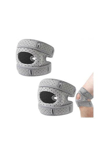 Wellnee Diz Pedleri, Ayarlanabilir Diz Desteği, Spor İçin Sabitleyici Diz Pedleri, Erkekler Ve Kadınlar İçin Diz Ağrısını Hafifletir, Gri