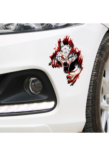 Su Geçirmez Araba Çıkartmaları Çok Renkli