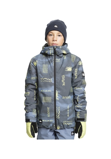 Quıksılver Quiksilver Mission Printed Youth Erkek Çocuk Snowboard Montu Sna Gri