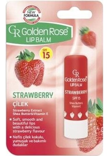 Golden Rose Çilekli Dudak Balsamı Spf 15 No: 04 8691190070069
