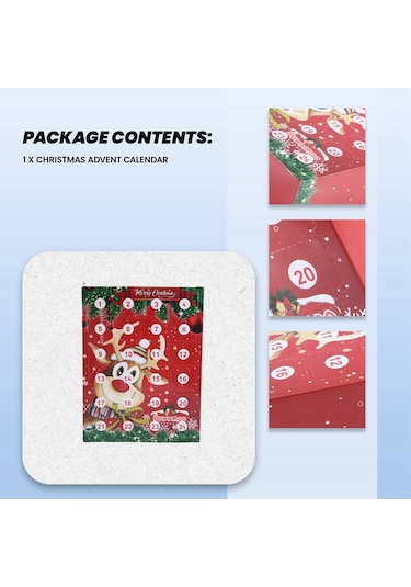 Çocuklar İçin Noel Advent Takvimleri Anahtarlık Süslemeleri Dekorasyon