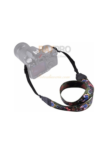 Raypro Kelebek Desenli Askı Omuz Boyun Askısı Canon Nikon Sony