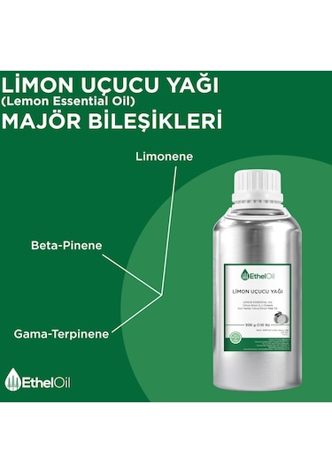 Etheloil Limon Uçucu Yağı 500 G
