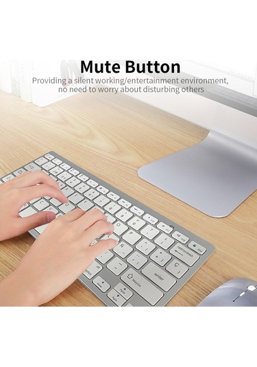 Springsun 78 Tuşlu İspanyolca Kablosuz Bluetooth Klavye - Windows/ios/android Uyumlu İnce Tasarım