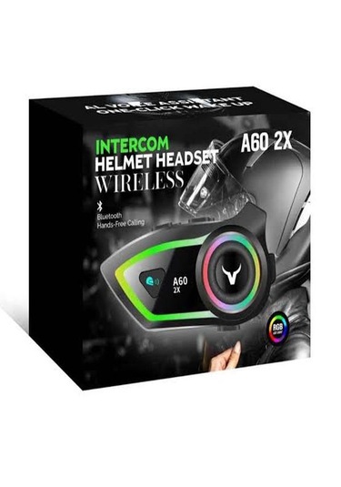 Deanb A602X IP67 Su Geçirmez Rgb Işıklı Wireless Motor Motosiklet İnterkom
