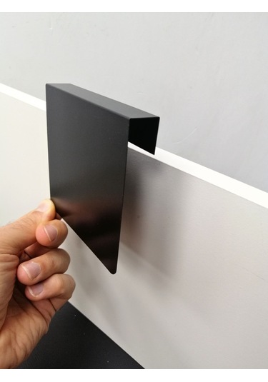 10 Adet Silinebilir Karatahta Siyah Etiket 10 x 10 CM Ahşap Raflar