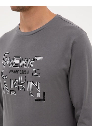 Pierre Cardin Erkek Koyu Gri Pijama Takım 50322652-vr080 Koyu Gri