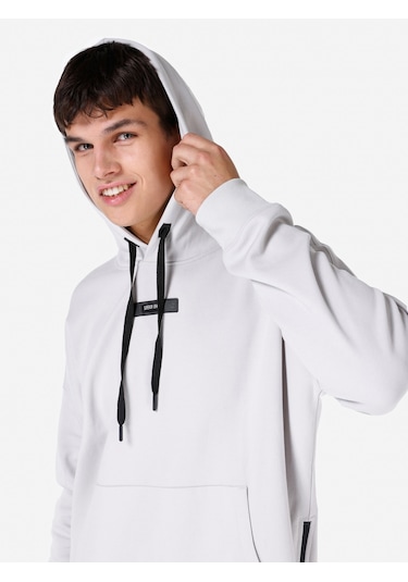 Colins Regular Fit Baskılı Taş Erkek Sweatshirt Cl1067014 Taş