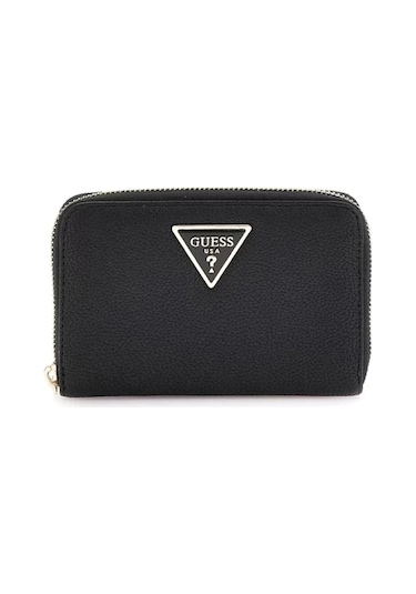 Guess Laurel Slg Medıum Zıp Around Kadın Siyah Cüzdan Swbg8500140-bla Siyah