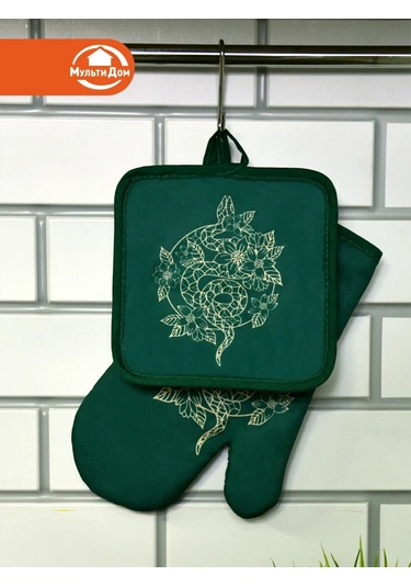 Mul' Tıdom Mutfak Eldiveni Isı Koruyucu 260904206 Yeşil