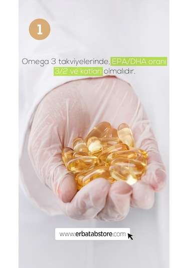 Erbatab Omega 3 Balık Yağı 60 Kapsül