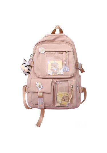 Xindoker Sevimli Pembe Sırt Çantası - Yumuşak Kumaş, Şık Ve Rahaf Tasarım Pembe