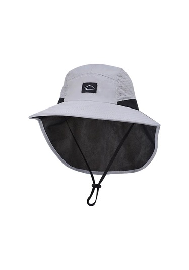 Snapbuy Yaz Plaj Güneşlik Şapka Upf 50+ Boyun Flaplı Ayarlanabilir Balıkçı Şapkasıunisex55 Cm Whıte