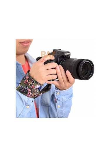 Raypro Kelebek Desenli Askı Omuz Boyun Askısı Canon Nikon Sony