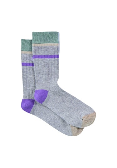 Kadın Buvisa 3'lü Soket Çorap Renkli