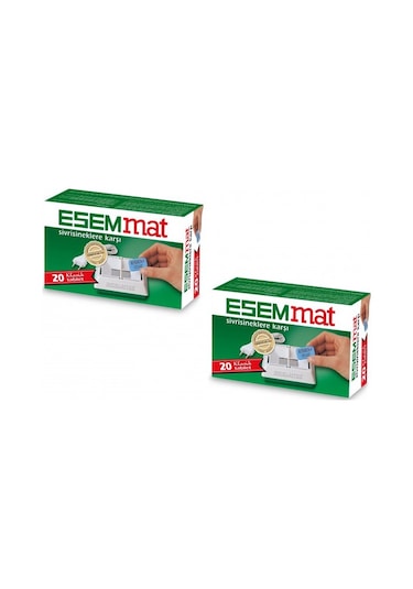 Esemmat Sivrisinek Kovucu Tablet 2 x 20'li