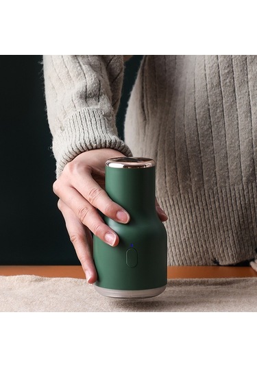 Sones Şarj Edilebilir Saç Yumağı Düzeltici Giysi Tüylenme Makinesi Yeşil