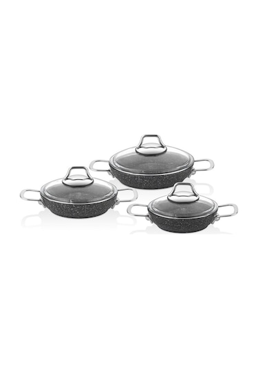 Falez Black Line 6 Parça Sahan  Set