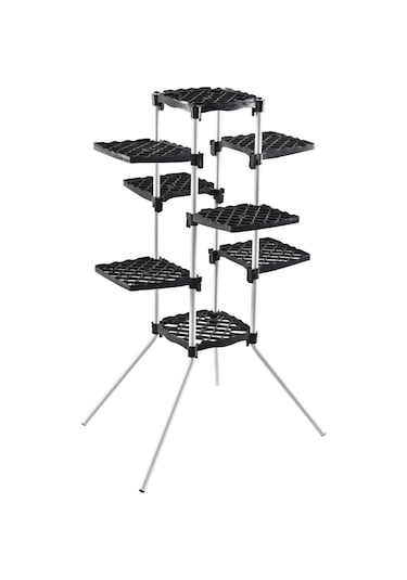 Sebro 8 Raflı Dekoratif Çiçek Standı Çiçek Bahçesi Saksı Standı Diğer