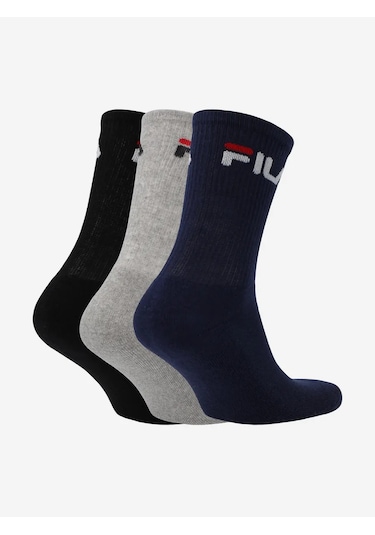 Fıla Yüksek Çoraplar, 3 Çift 151855529 Siyah