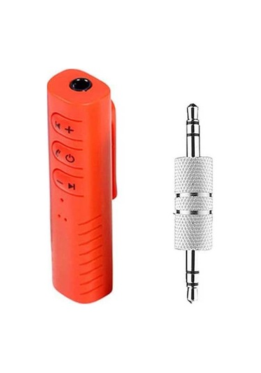 Supermarket1 Kablosuz Bluetooth 3.5mm Araç Hoparlörü - Kırmızı, Yüksek Ses Kalitesi