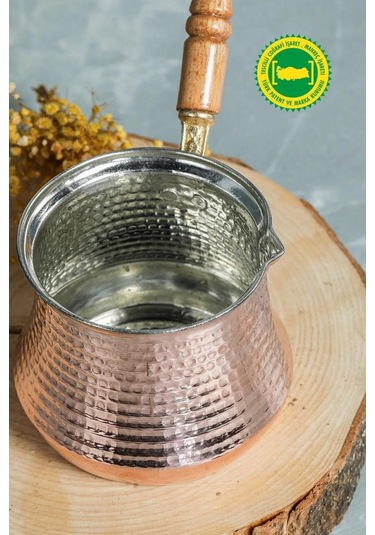 Bakır Sütlük & Cezve 6-7 Kişilik
