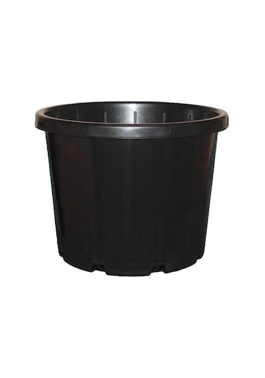 Siyah Üretim Saksısı 20 Adet - 10 Lt 26 Cm
