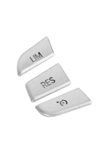 Reedark Bmw 1/2/3/4/5/7 Serisi X1 X3 X5 F10 F20 İçin Direksiyon Tuş Kaplama, Gümüş Renk, 8 Parça, Alüminyum Alyaş, Basit Kurulum,  Uyum Diğer